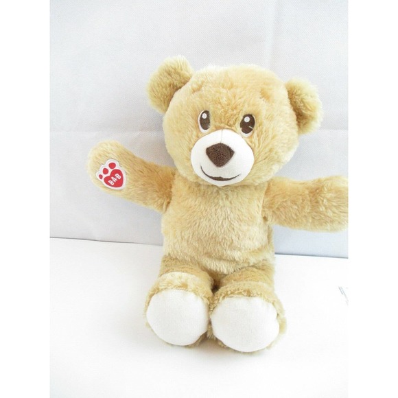 Build A Bear Puppy 15" Tan Light Brown Big Eyes Plush Stuffed Animal Toy - Picture 1 of 5